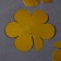 Set for decorating the cake "Flowers", color gold