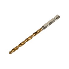 Tundra metal drill, HSS-tin, hexagonal shank, 5 x 72 mm