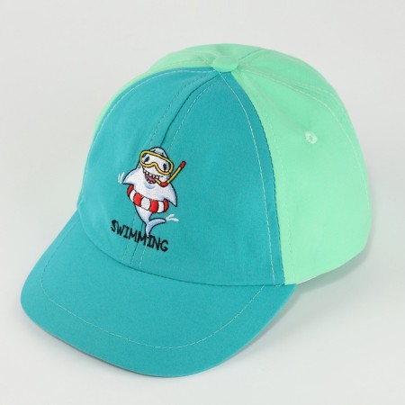 Children's cap for the boy "Shark", rr. 48-50-1
