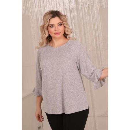 Female jumper, size 54, gray color-6
