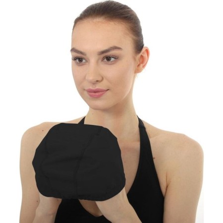 Bradex swimming cap, textile coated, black-3