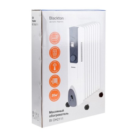 Blackton BT OH2111, Oil, Floor, 2000 W, 20 m², 7 sections, white-6