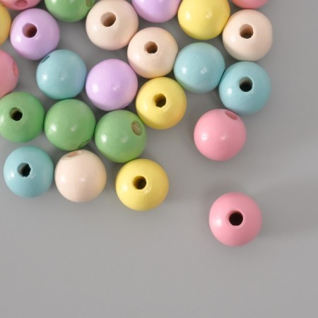 Beads for creativity tree "Balls. Summer colors" set 30 pcs d = 1.6 cm-2