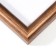 Photo frame plastic 21x30 cm bronze
