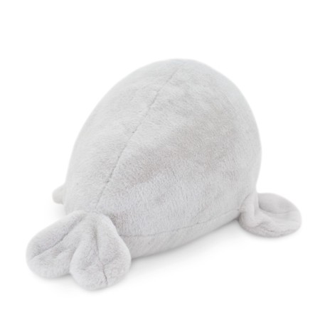 Soft toy "Sea cat", 30 cm, gray color-6