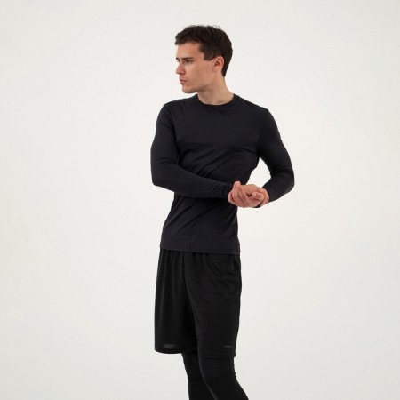 Rashgard male with DL. sleeve, basic, size m (48), black color-3