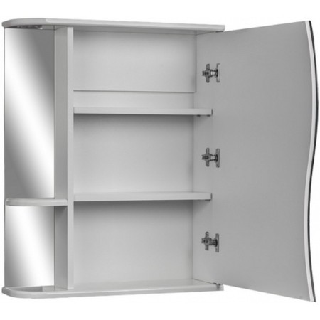 Mirror Bathroom Cabinet Iceberg Wave 1-55, right-1