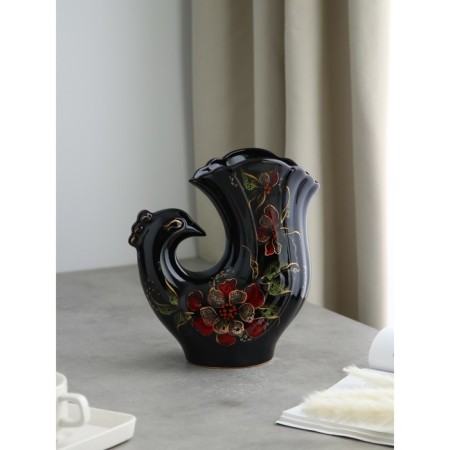 Ceramic VAZA "Dove", desktop, 25 cm, mix-13