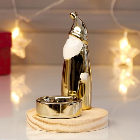 Souvenir ceramics, tree Summer "Santa Claus" gold 13.5x10x10 cm-4