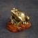 Souvenir "Frog", 5x4 cm, brass, amber