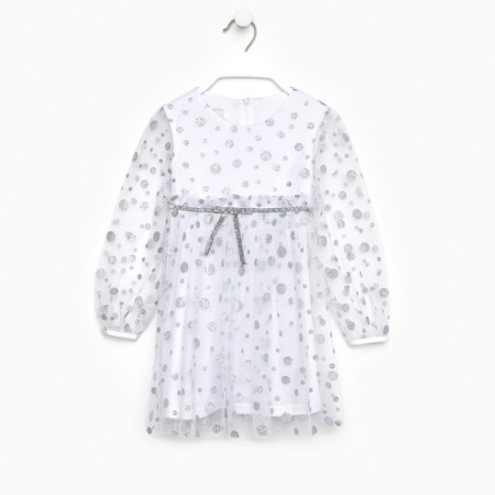 Baby dress "Snowflake" Kaftan p. 30 (98-104 cm)-8