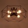 Chandelier 2231/4 E27 40W Black 57x50x18 cm Bayerlux