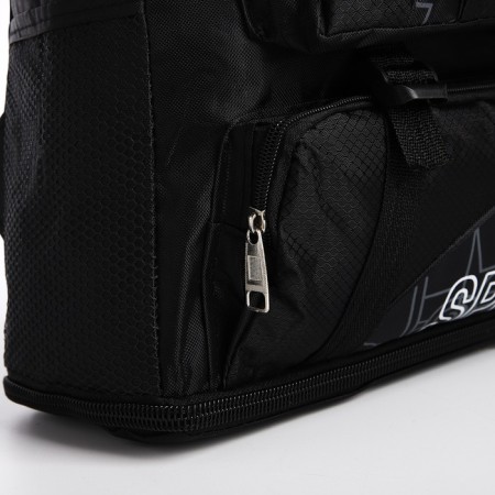 A backpack with a lightning with an increase, 55l, 5 external pockets, black color-7