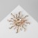 Brooch "Sun", Color Gold