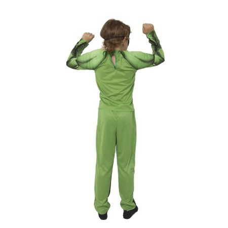 Carnival costume "Hulk" with muscles, textiles, jacket, trousers, mask, p. 34, height 140 cm-3