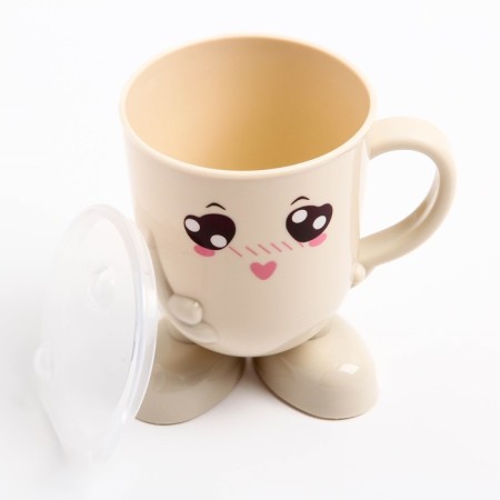 Baby mug with a lid, 270 ml., Color and pattern mix-5