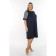 Women's dress, size 52, dark blue color