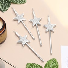 Set of candles for the cake, 4 pcs 