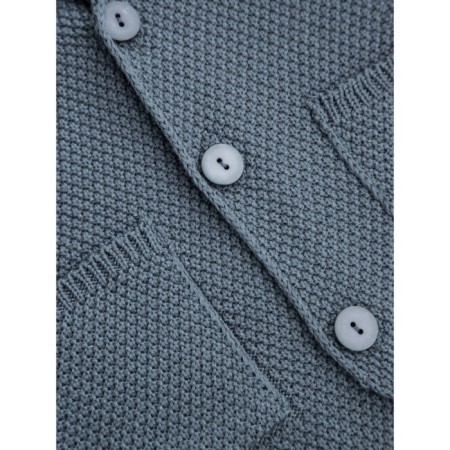 Jacket for a boy, Pure Love, School, knitted, height 152-158 cm, color gray color-9