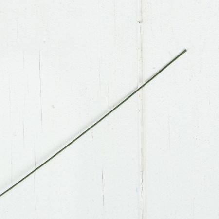 Wire for the manufacture of artificial colors "green" length 40 cm section 0.07 cm-2