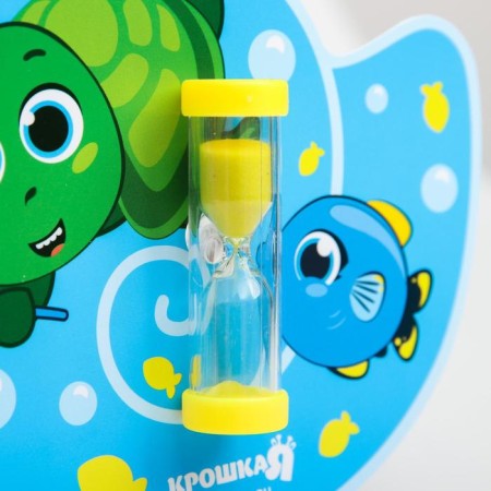 Baby cloth for teeth for teeth on a suction cup, 3 minutes-3
