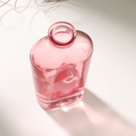 Diffusor for Essential oils "VOG" 200 ml transparent pink 4x7x15 cm-4