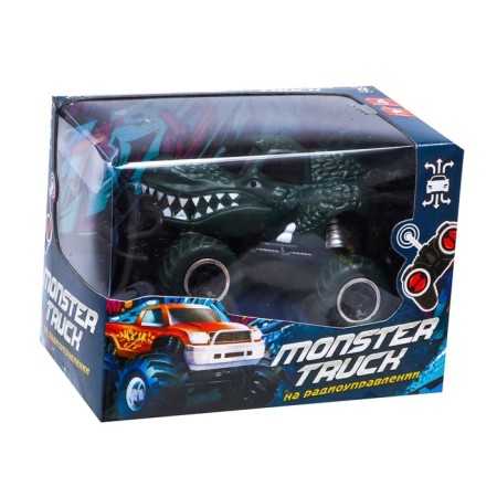 Dino radio -controlled jeep works on batteries, green color-7