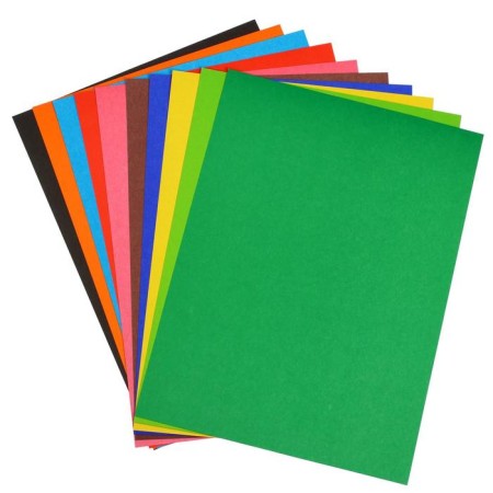 Cardboard of color A3, 10 sheets, 10 colors "Hobbies Tim", mix-6