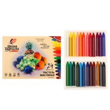 Oil pastel 24 colors, 