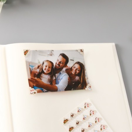 A set of corners with a pocket for photos 24 corners "New Year" 12.5x9 cm-6