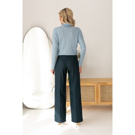 Female trousers, size 44, green color 60620-1