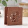 Wooden napkin "Hummingbird", 12 × 12 × 5.5 cm, brown color