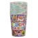 A set of paper dishes is a one -time "sticker DR", 10 glasses, 10 plates