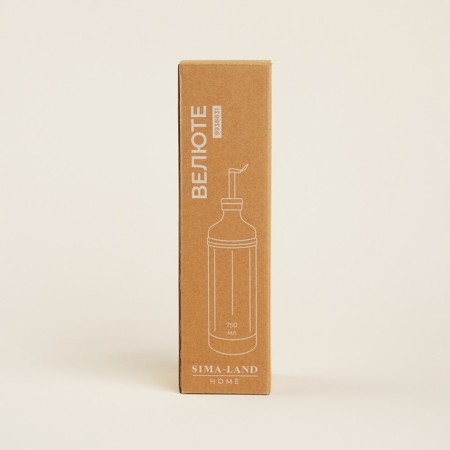 Glass bottle for sauces and oil SL HOME "VELUE", 750 ml, 29 × 7.5 cm-7