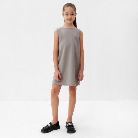 Платье для девочки MINAKU: PartyDress, цвет серый, рост 152 см-4