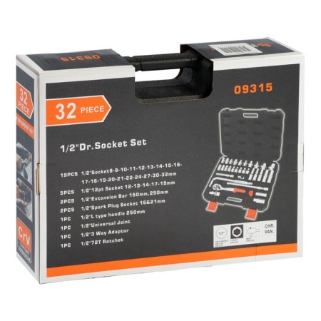 Car instrument Car Kingqueen 09315, 72 tooth, 1/2 ", 32 subjects-3