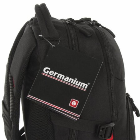 Germanium "S-06" university, compacted back, lightweight, black, 46x32x15 cm, 226953-24