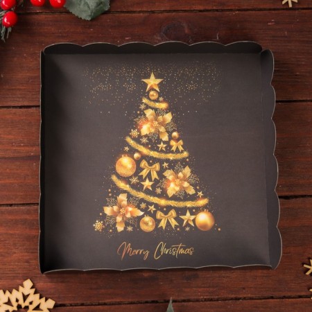 Bearbox "Festive Christmas tree", 18 x 18 x 3 cm-3