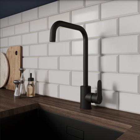 MILARDO POLI POLBLL0M05 kitchen mixer, pour 212 mm, black matte-1