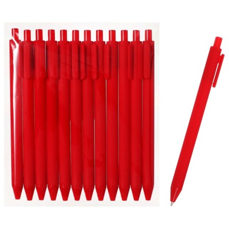Handle Automatic Ballic Calligrata, 0.5mm, clip 2 x 8cm, under the logo, matte red body, blue rod