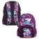 School backpack 38 x 27 x 17, ergonomic back, Devente Attomex Basic, Yes Girl, purple 7033439