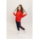 Sports suit for girls ise, height 158-164 cm, red color, blue