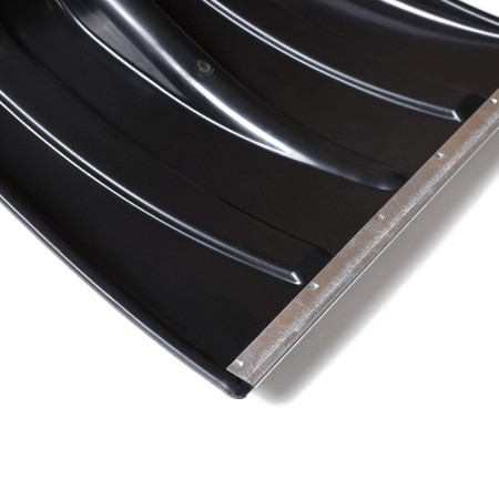 Bucket shovels are plastic, 360 × 380 mm, with a galvanized bar, a tuleyka 32 mm, “snowball”-8