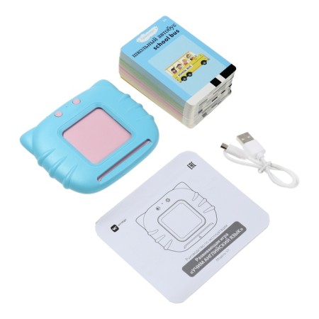 Interactive game for learning English Windigo, 112 bilateral cards, blue-17