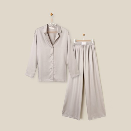 Home suit (shirt and trousers) SL Home p. XL, gray-7