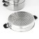 Altyn Mantock, 7.5 l, d = 30 cm, 5 sections, a metal cover, with a heat distribution layer, induction
