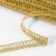 Weep decorative, metallized, 10 ± 1 m, 15 mm, gold color