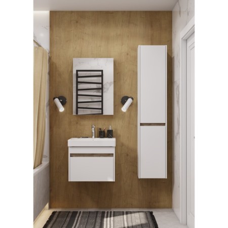 Aquaton Marty, 55 cm, white color, white, oak endgrain-5