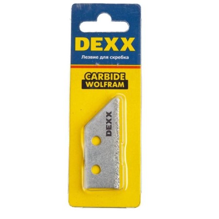 Smooth blade DEXX 33413-S1, with carbide spraying for scraper 33413, 1 pcs-1