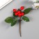 Decor for the creativity "Vetochka Rowan 6 berries" 10x4 cm